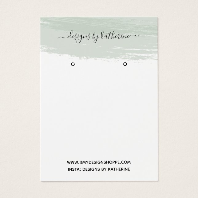 Élégant designer bijoux oreille  (Devant)