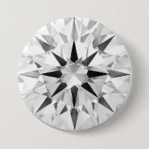 Elegant Diamond Inspired 3" Button - Custom Design