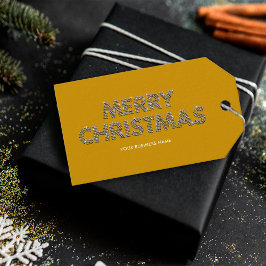 Elegant Diamonds Frohe Weihnachts-Business Gelb Geschenkanhänger