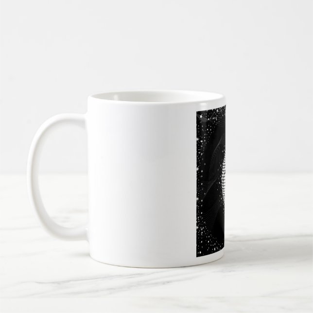 Elegant Disco Ball Christmas Ornament Kaffeetasse (Links)
