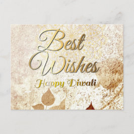 Elegant Diwali Postcard | Festival der Lichter Postkarte