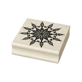 Elegant DIY Scrapbooking Journaling Mandala Yoga Gummistempel
