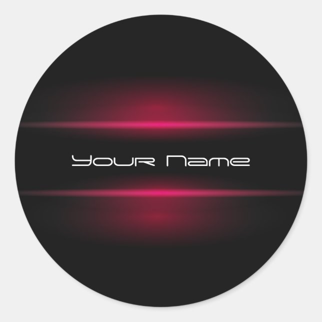 Elegant DJ Sticker (Vorderseite)