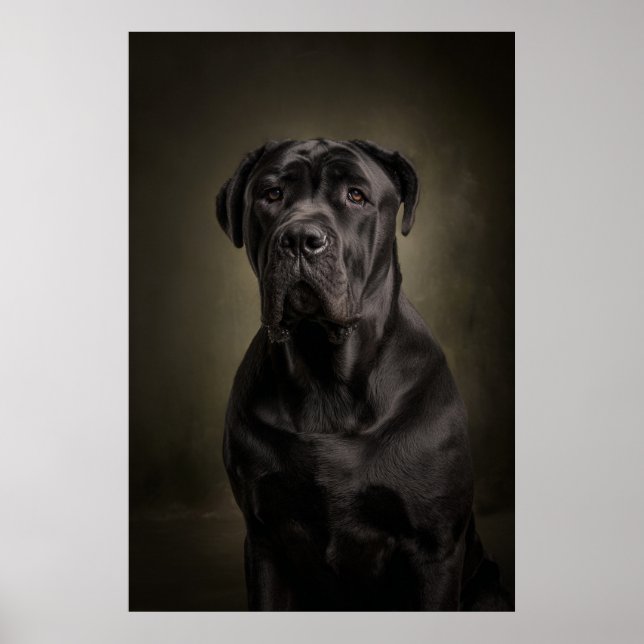 Elegant Dog Silhouette Poster (Vorne)
