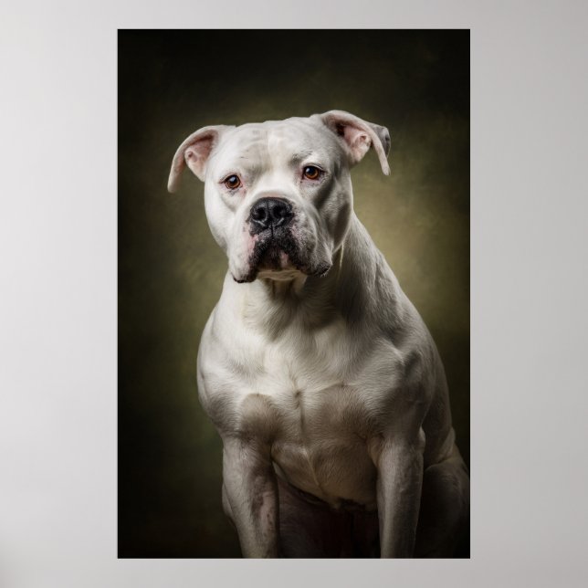 Elegant Dog Silhouette Poster (Vorne)