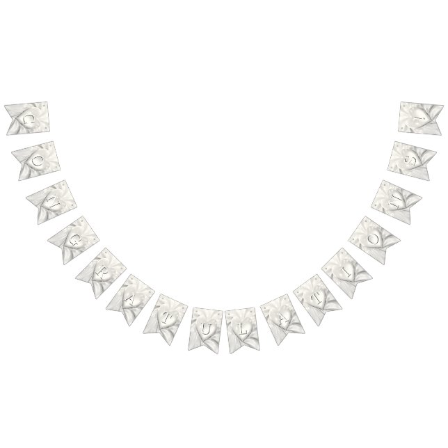 Elégant drapeau de Bunt Coeur Crème Blanche (Tout)