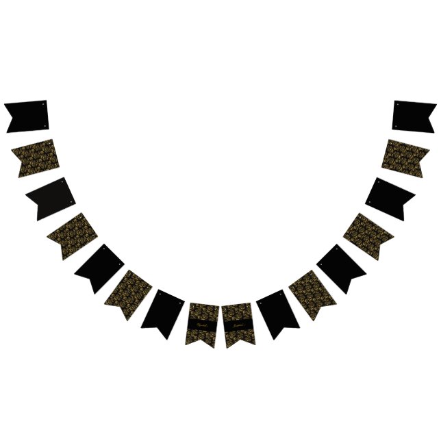 Elegant Dual Birthday Soiree Wimpelkette (Alle)