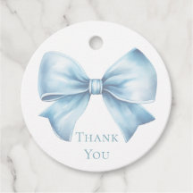 Elegant Dusty Blue Bow Boy Birthday Vielen Dank