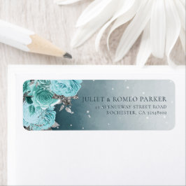 Elegant Dusty Blue Floral Wedding