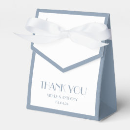 Elegant Dusty Blue Gastgeschenk Hochzeit Box Geschenkschachtel