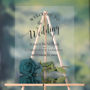 Elégant Dusty Turquoise Rose Romantique Mariage Bi