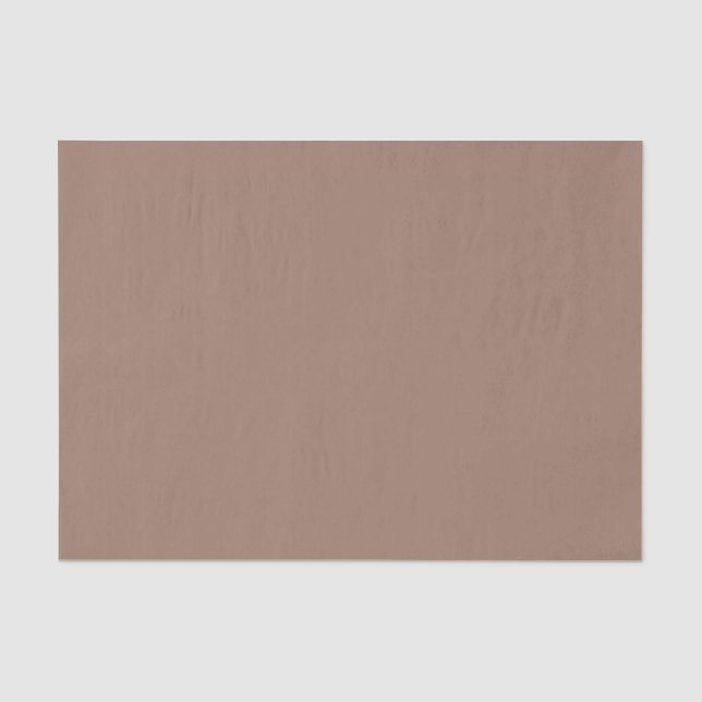 Elegant Earthy Brown Tissue Seidenpapier (Vorderseite)