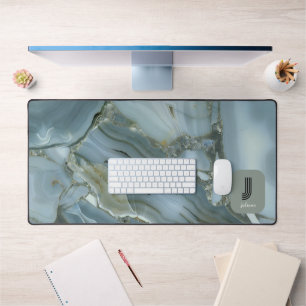 Elégant effet Marbre Turquoise Personnaliser