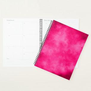 Elégant effet nuage tempête motif Magenta