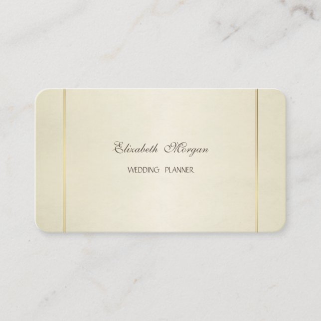 Elegant einfach, stilvoll und modern visitenkarte (Vorderseite)