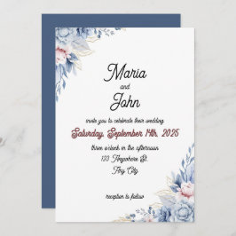 Elegant Einzigartig Chic Romantischer Minimalistis Einladung