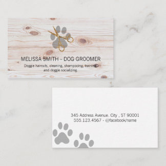 Élégant éleveur de chiens | Cartes en bois