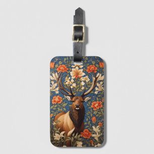 Elegant Elk William Morris Inspiriert Gepäckanhänger