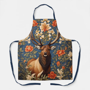 Elegant Elk William Morris Inspiriert Schürze