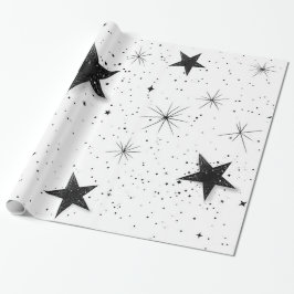 Élégant emballage cadeau Black Star