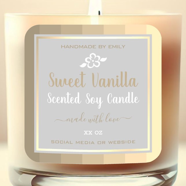 Élégant emballage de produits Étiquettes de couleu (Créateur téléchargé)