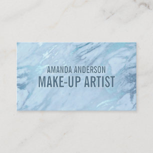 Elegant Emerald Blue Marble Visitenkarte