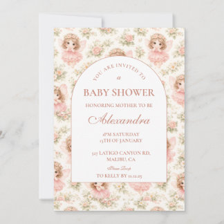 Elegant Enchanted Fairy Baby Shower Einladung