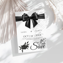 Élégant Enregistrer la carte d'annonce de date