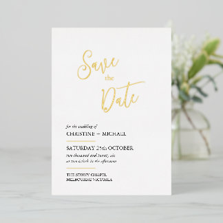 Élégant Enregistrer la carte Date, conception laco