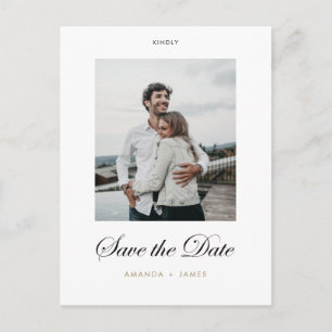 Élégant Enregistrer la date Cartes postales avec p