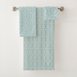 Élégant ensemble de serviettes de bain Mandala Mot