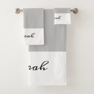 Élégant ensemble de serviettes de bains en calli