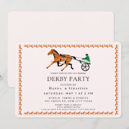 Elegant Equestrian Garden Party Invitation Einladung
