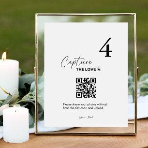 Elegant erfassen Datum Hochzeitstisch Sockelschild
