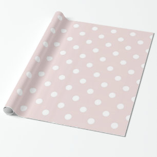 Elegant erröten rosa Tupfen-Packpapier Geschenkpapier