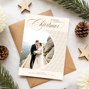 Elegant Erstes Weihnachten als Ehepaar Foto