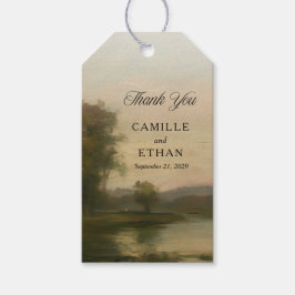 Elegant Estate Wedding Thank you Geschenkanhänger