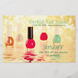 Elegant Esthetician WELLNESS-CENTER Nail Salon Pri Flyer