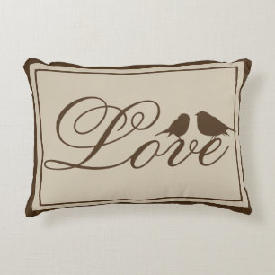 Élégant et mignon Coussin d'accent d'amour