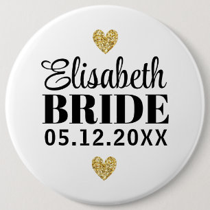 Élégant et Simple Pour Demoiselle D'Honneur Button