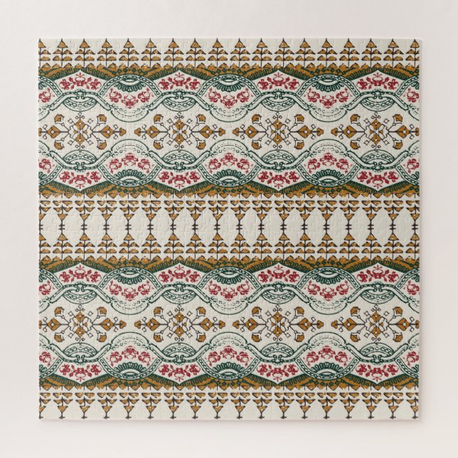 Elegant Ethnic Floral Boho Border (Vertikal)