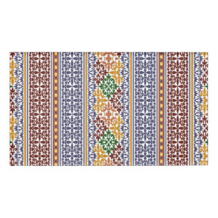elegant ethnic pattern   namenschild