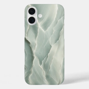 Élégant Étui de Téléphone en Onyx Vert Menthe de L