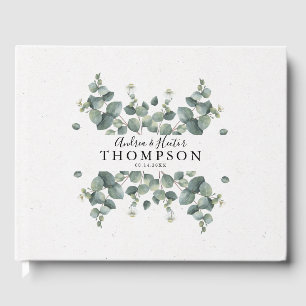 Elegant Eucalyptus Classic Wedding Gästebuch