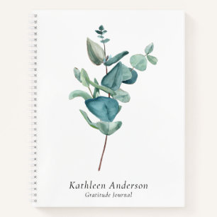 Elegant Eucalyptus Gratitude Journal