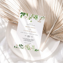 Elegant Eucalyptus Leaf Greenerity Wedding