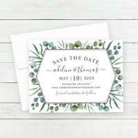 Elegant Eukalyptus Geometric Greenerity Wedding