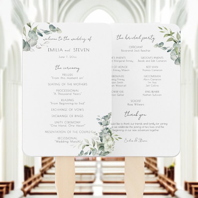 Elegant Eukalyptus Greenery Program Fächer (Von Creator hochgeladen)