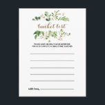 Elegant Eukalyptus Leaf Greenerenery Bucket List C Postkarte<br><div class="desc">Diese eleganten Eukalyptus-Blätter-Eimerkarten sind die ideale Wahl für einen tropischen Hochzeitsempfang oder ein Brautparty. Das Design zeichnet sich durch kunstvoll handbemalte eukalyptus-grüne Blätter aus,  die in geometrische Formen angeordnet sind und die natürliche Schönheit inspiriere. Das Schild der Schaufelliste wird separat verkauft.</div>