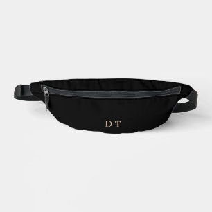 Elegant Executive DT Monogramm Gold Präsident Bauchtasche